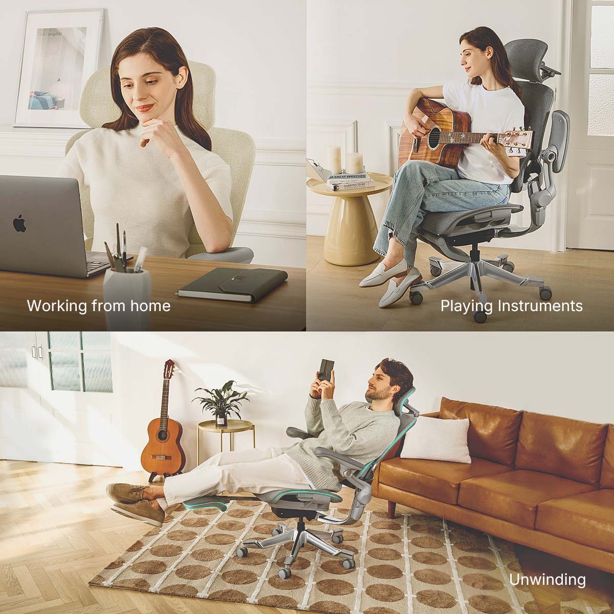Hinomi H2 Pro Ergonomic Home Office Chair with Optional Footrest