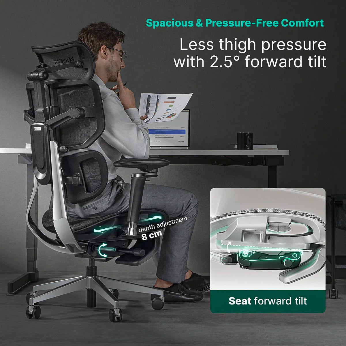 Hinomi X2 Pro Ergonomic Office Chair (X1 Upgraded)